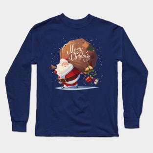 Cute and Chubby Santa Long Sleeve T-Shirt